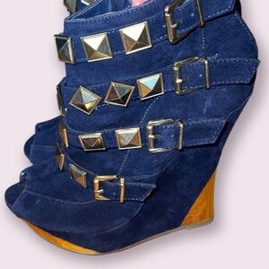 Liliana Wedge Platform Ankle Boots